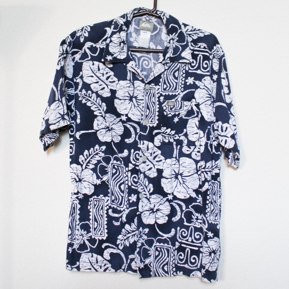 Quicksilver | Hawaiian Shirt | Navy